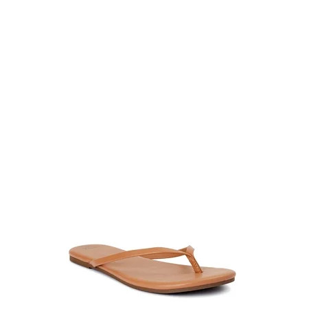 Time and Tru Women s Barely There Thong Sandals | Walmart (US)