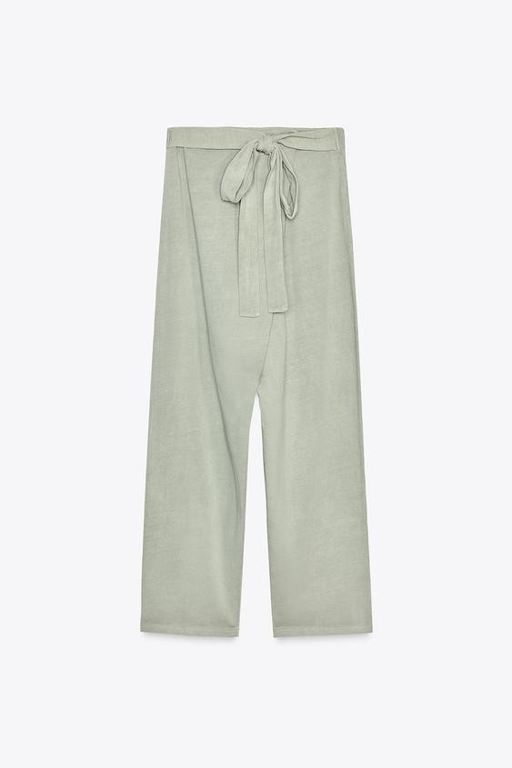 WASHED PAREO TROUSERS | Zara UK