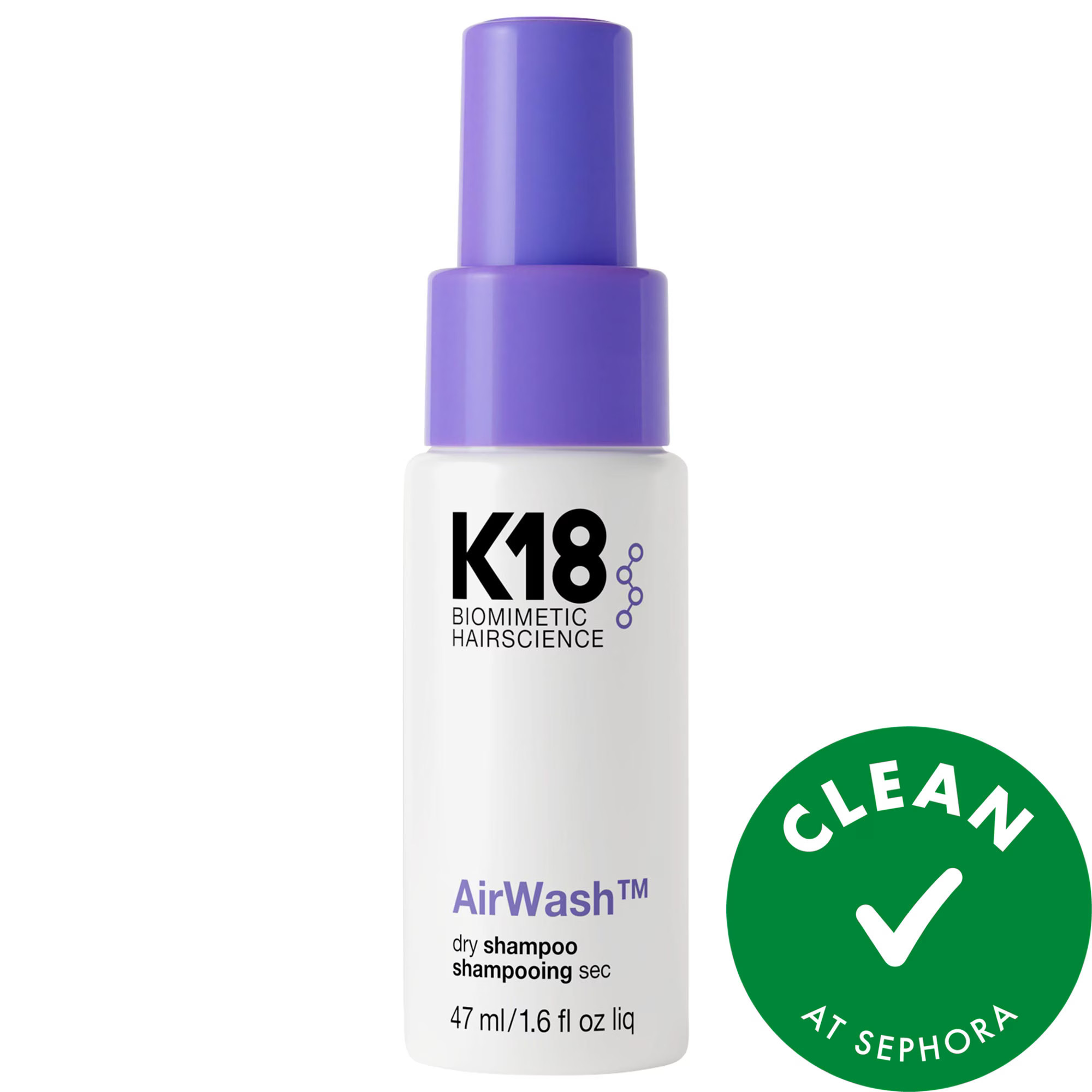 K18 Biomimetic Hairscience Mini AirWash Dry Shampoo 1.6 oz / 47 mL | Sephora (US)