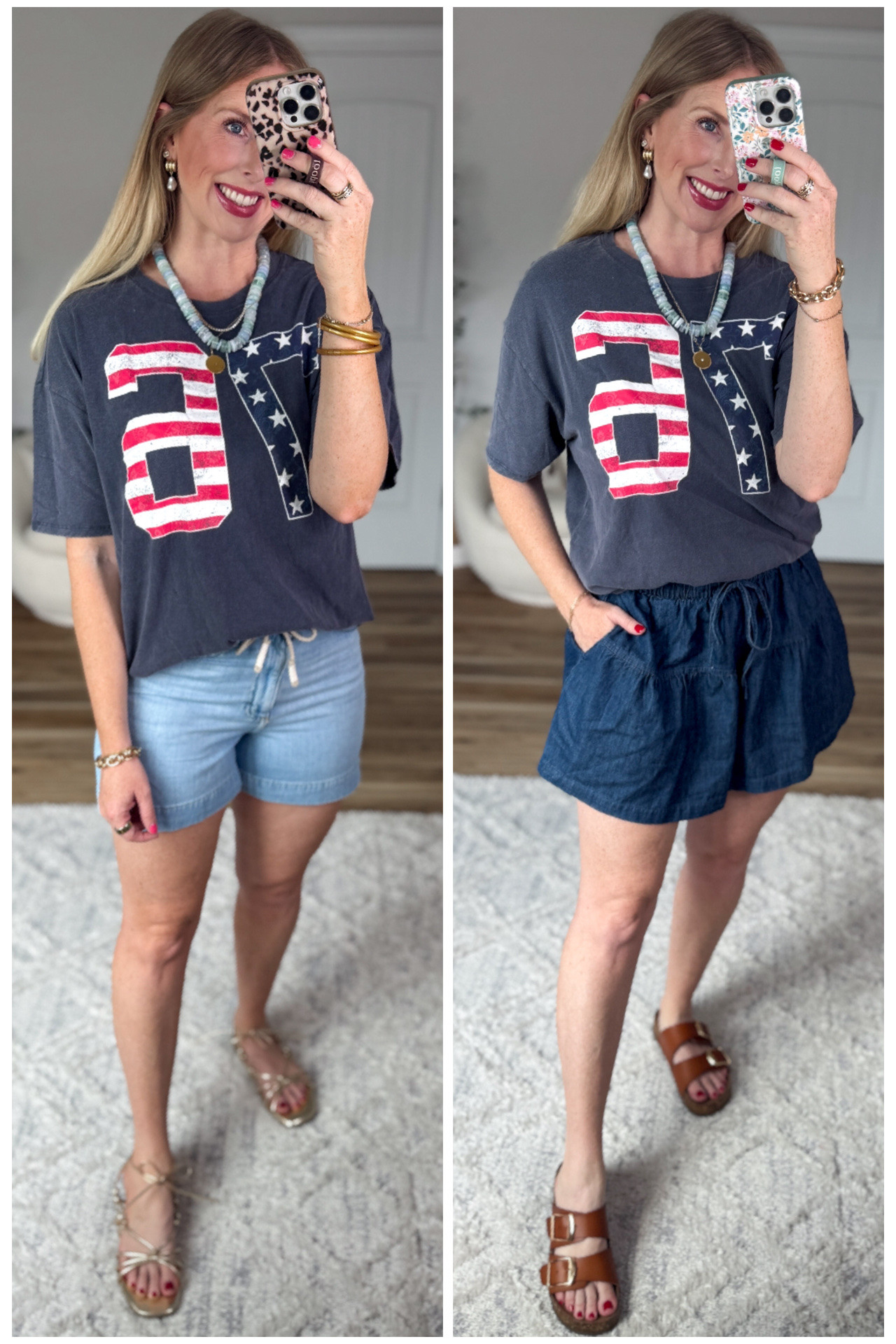 2 ways to style this $9 tee from Walmart!

#LTKootd
