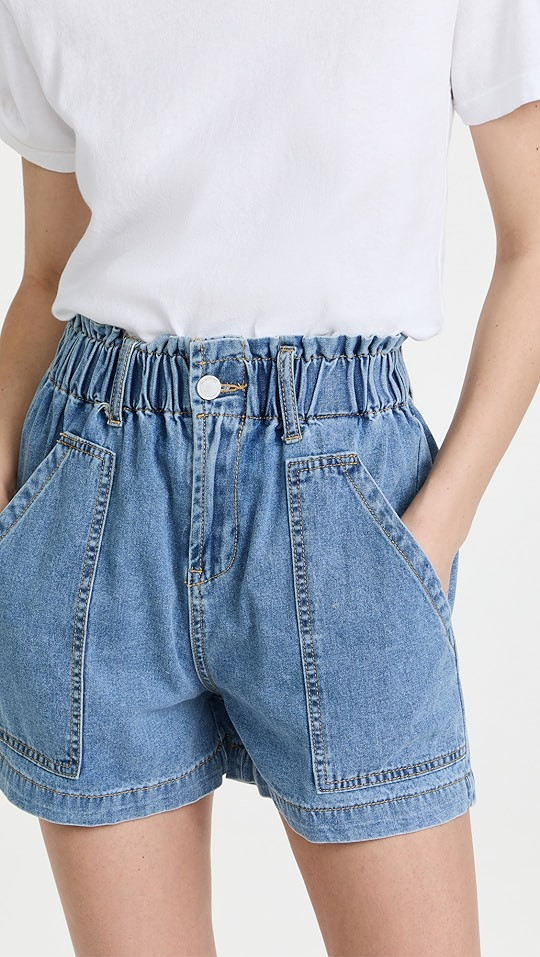 Precious Cargo Elastic High Waist Shorts | Shopbop