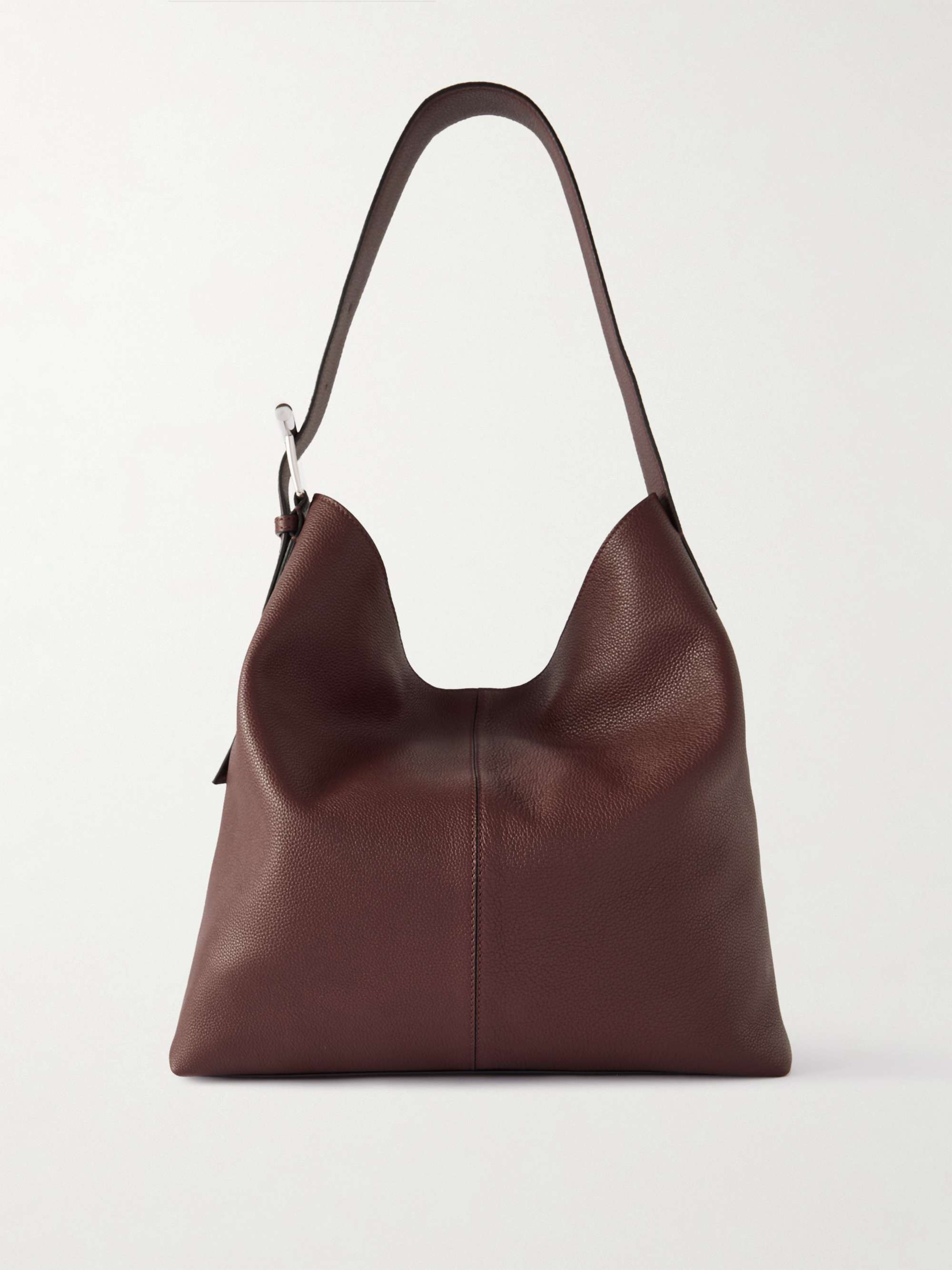 T-Bar Sling textured-leather shoulder bag | NET-A-PORTER APAC