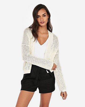 open stitch cardigan | Express