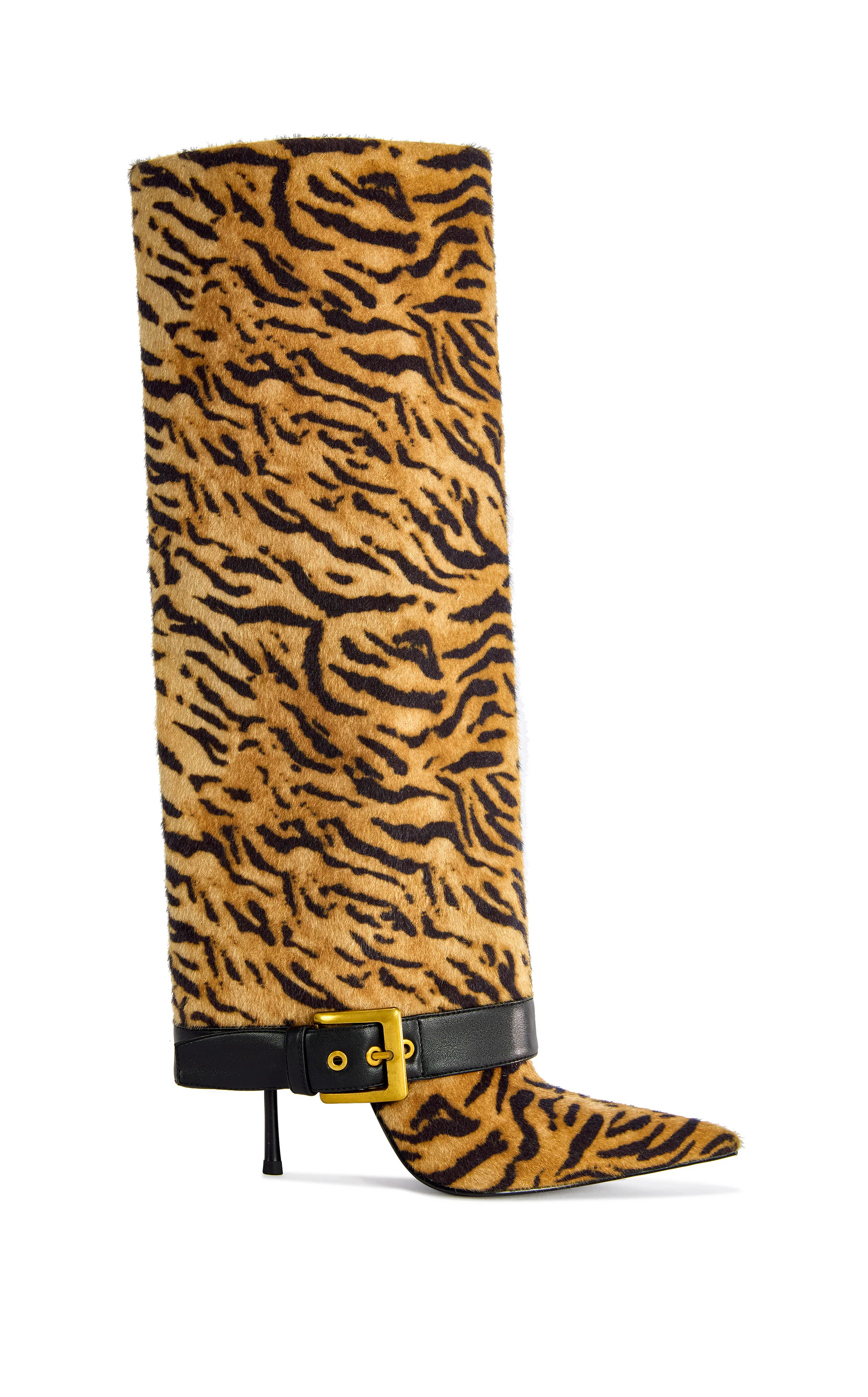JUST-TIGER STILETTO BOOT | Azalea Wang