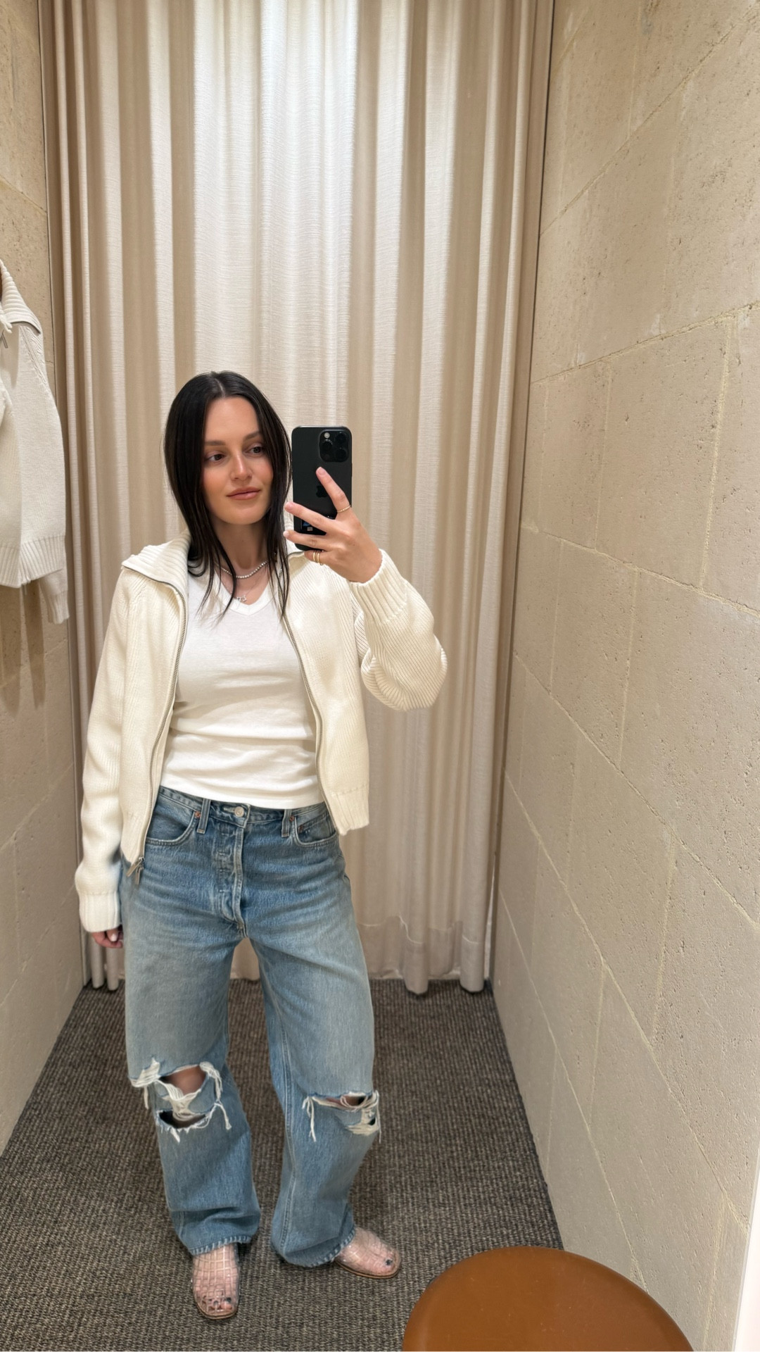 Love this knit. I’m wearing the size Large for an oversized look. 

#LTKspring