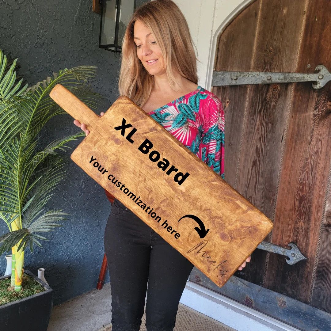 Personalized Serving Board with handle, Charcuterie Board,  Monogrammed Personalized Cheese Board... | Etsy (US)