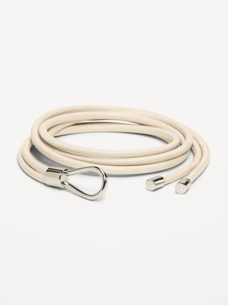 Faux-Leather Wrap Belt | Old Navy (US)