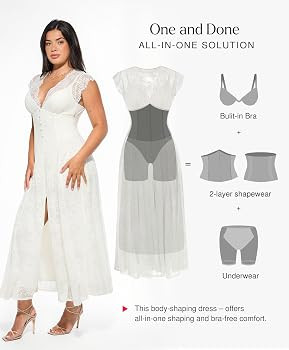 Popilush Women's Lace Formal Cocktail Sleeveless V Neck Maxi Shapewear Dress Wedding Guest Mother... | Amazon (US)