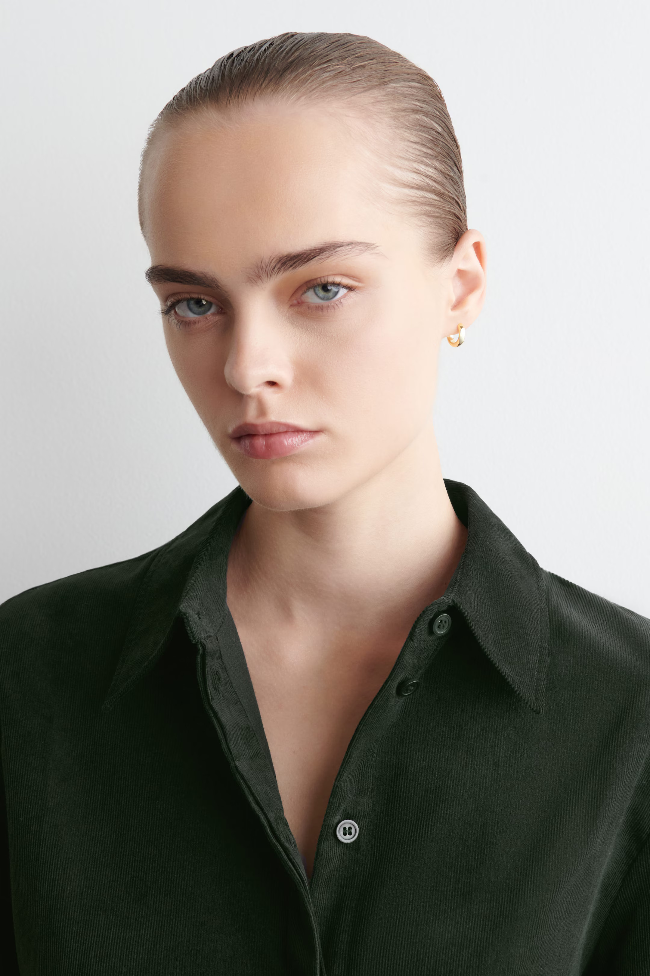 CORDUROY SHIRT - DARK GREEN | COS GB | COS UK