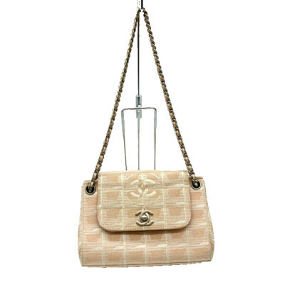 CHANEL New travel line PM Chain Shoulder Bag Beige CC 240721T | eBay US
