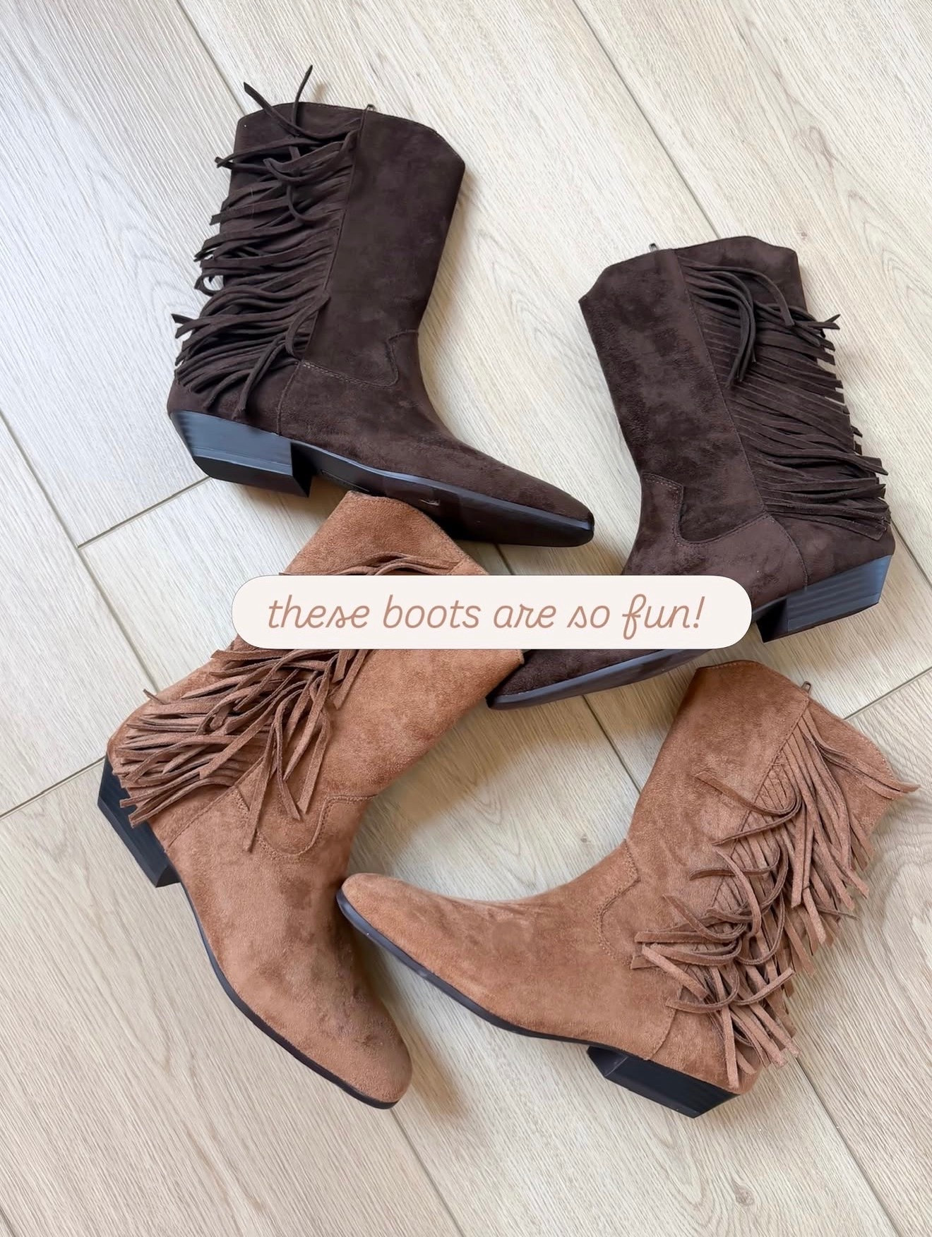 how fun are these boots for fall?! love that they have light and dark brown options! 👢🤎🍂

#LTKSeasonal
