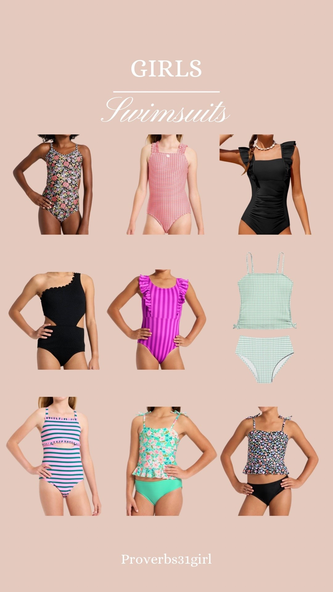 Girls swimsuits! Ruby’s favorites  