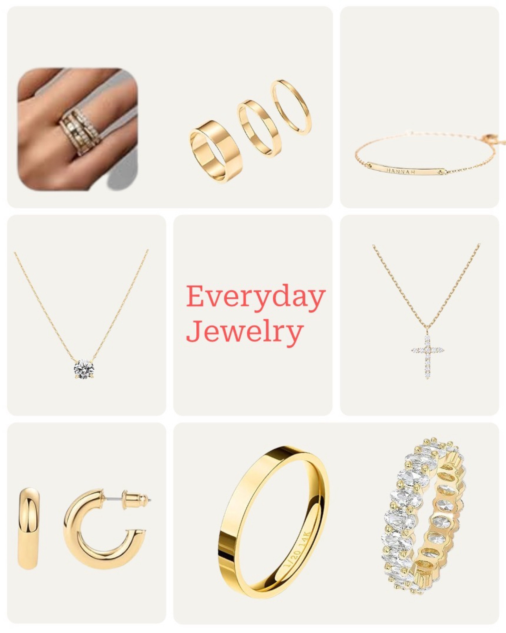 Everyday Jewelry ✨🤭

#LTKBeauty #LTKWorkwear #LTKStyleTip
