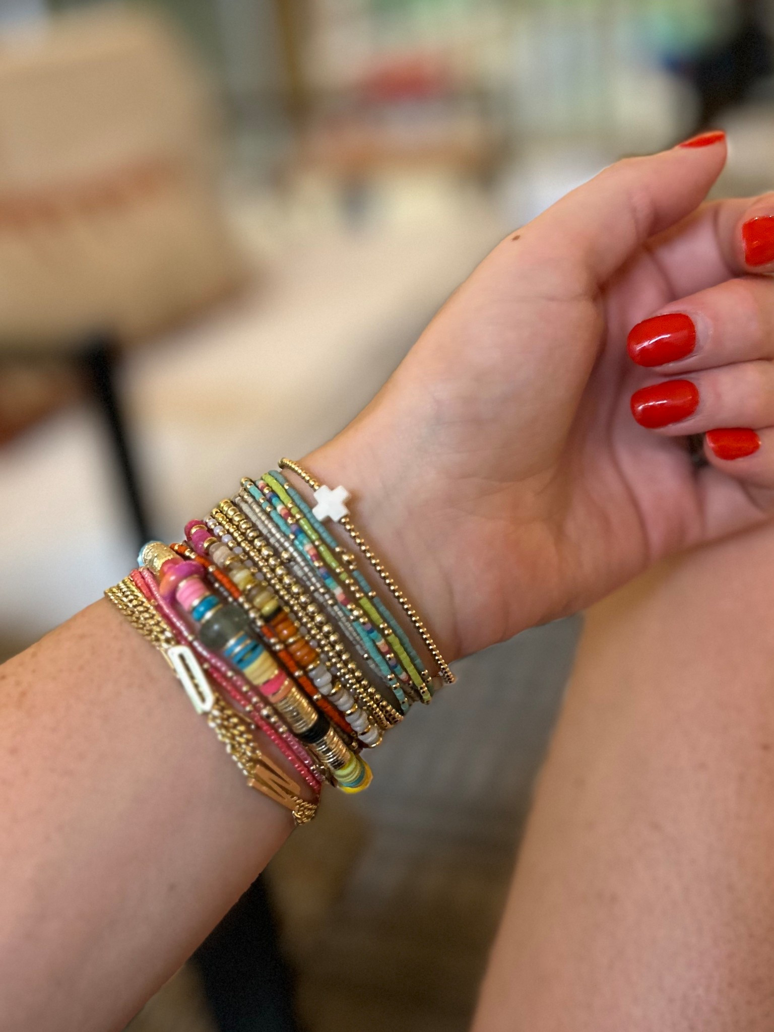 Summer beaded bracelet stack

#LTKBeauty #LTKSummerEdit #LTKFindsUnder100