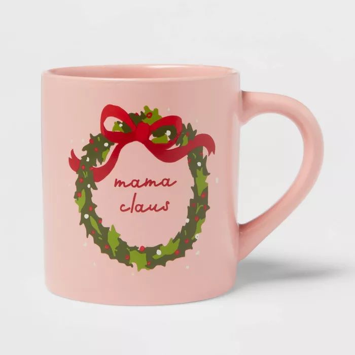 16oz Stoneware Mama Claus Mug - Threshold™ | Target