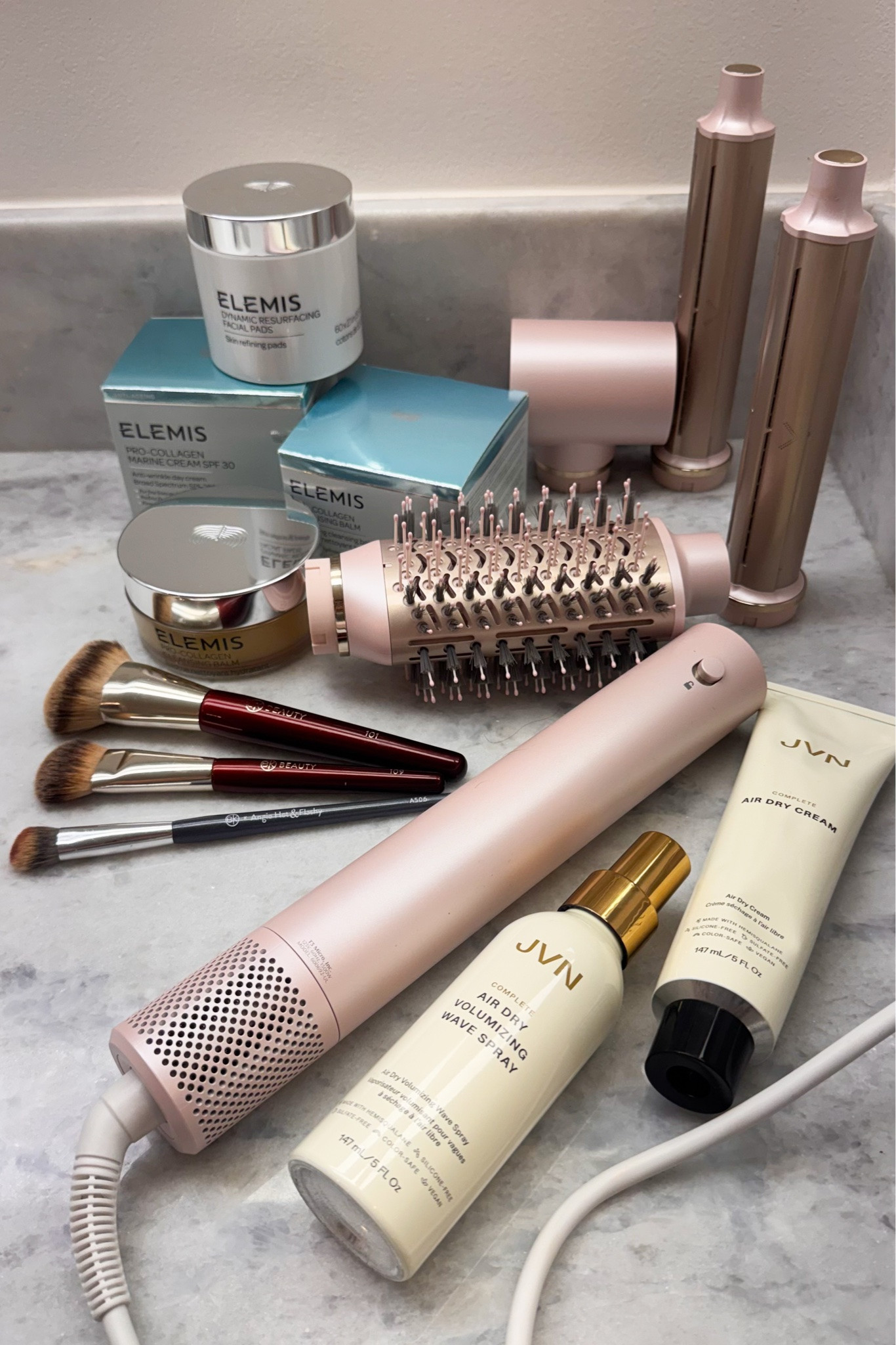 My full Nordstrom Anniversary Sale beauty haul. Elemis Pro Collagen Marine Cream SPF 30, Cleansing Balm, and the Dynamic Resurfacing Facial Pads, plus JVN Complete Air Dry Cream and Volumizing Wave Spray, BK Beauty brushes, and the hair styling tool I use every single day. Everything here is worth restocking while it’s marked down. Sale ends August 9.

#LTKselfcare #LTKBeauty #LTKSaleAlert