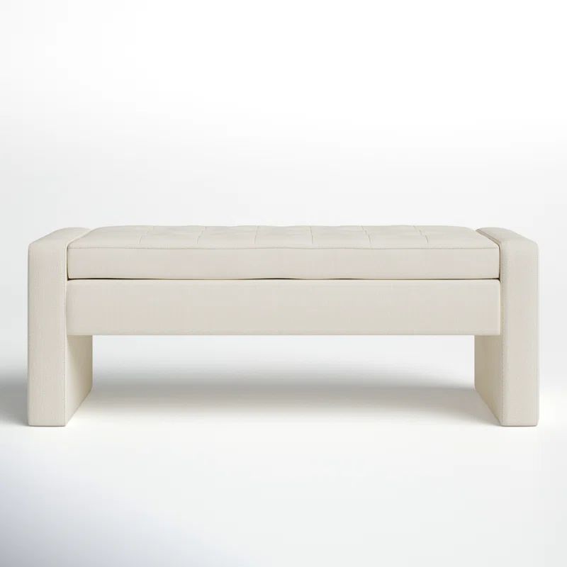 Gillian Upholstered Flip Top Storage Bench | Wayfair North America