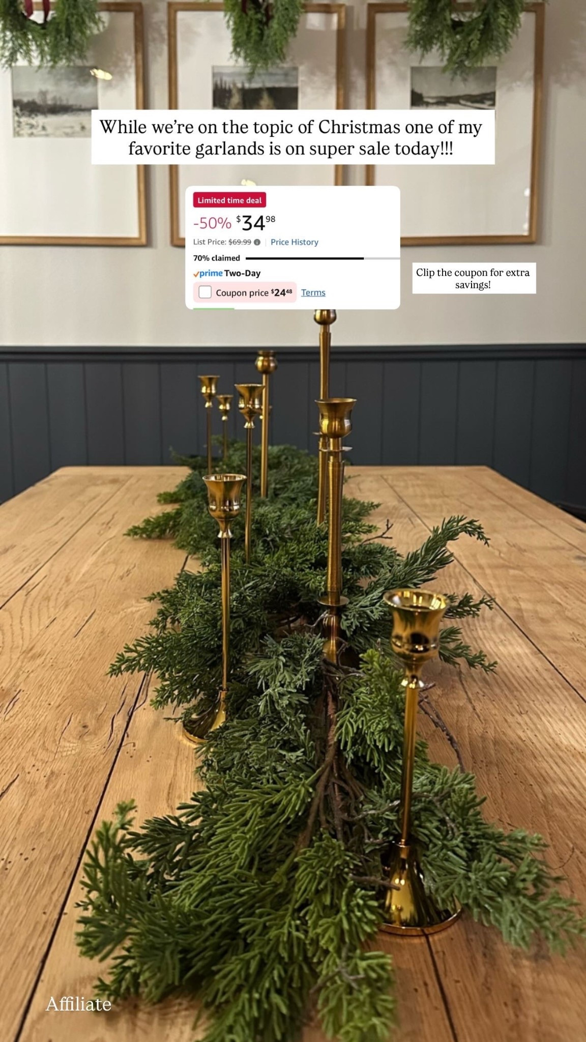 The best cedar garland from Amazon is a lightening deal today!! Snag some for Christmas before it sells out! 

#LTKSaleAlert #LTKHome #LTKHoliday