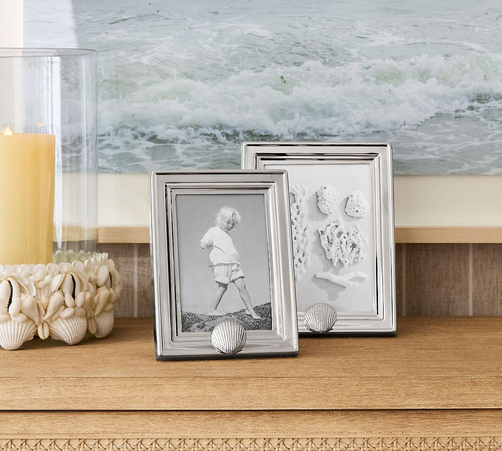 Silver Shell Icon Frames | Pottery Barn (US)