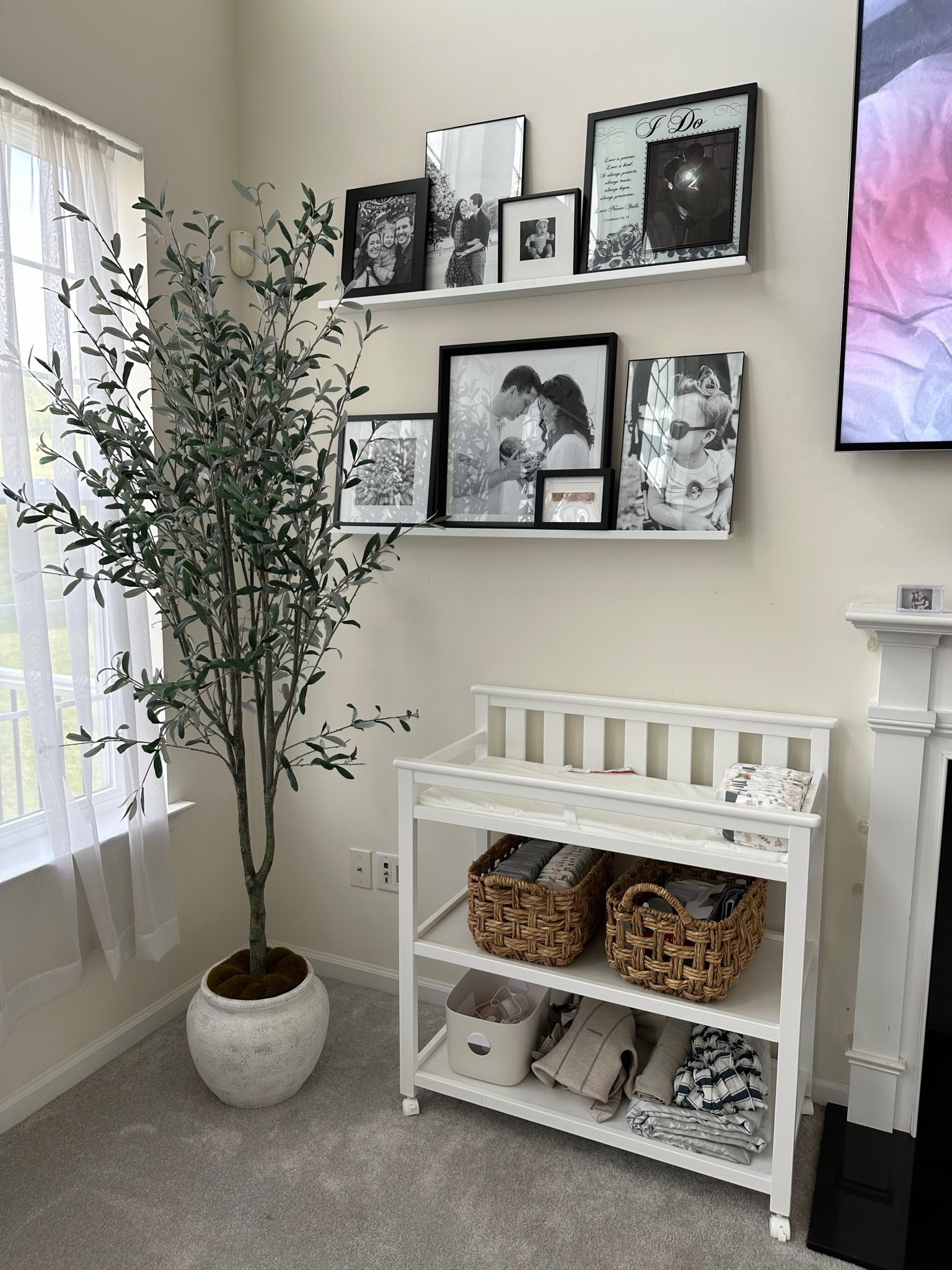 Newborn must have - Living room diaper changing station 

#LTKmomlife #LTKHome #LTKBaby