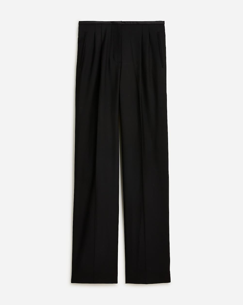 Collection pleated wide-leg tuxedo pant in Italian wool | J. Crew US