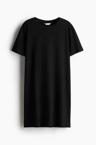 H & M - T-Shirt Dress - Black | H&M (US + CA)