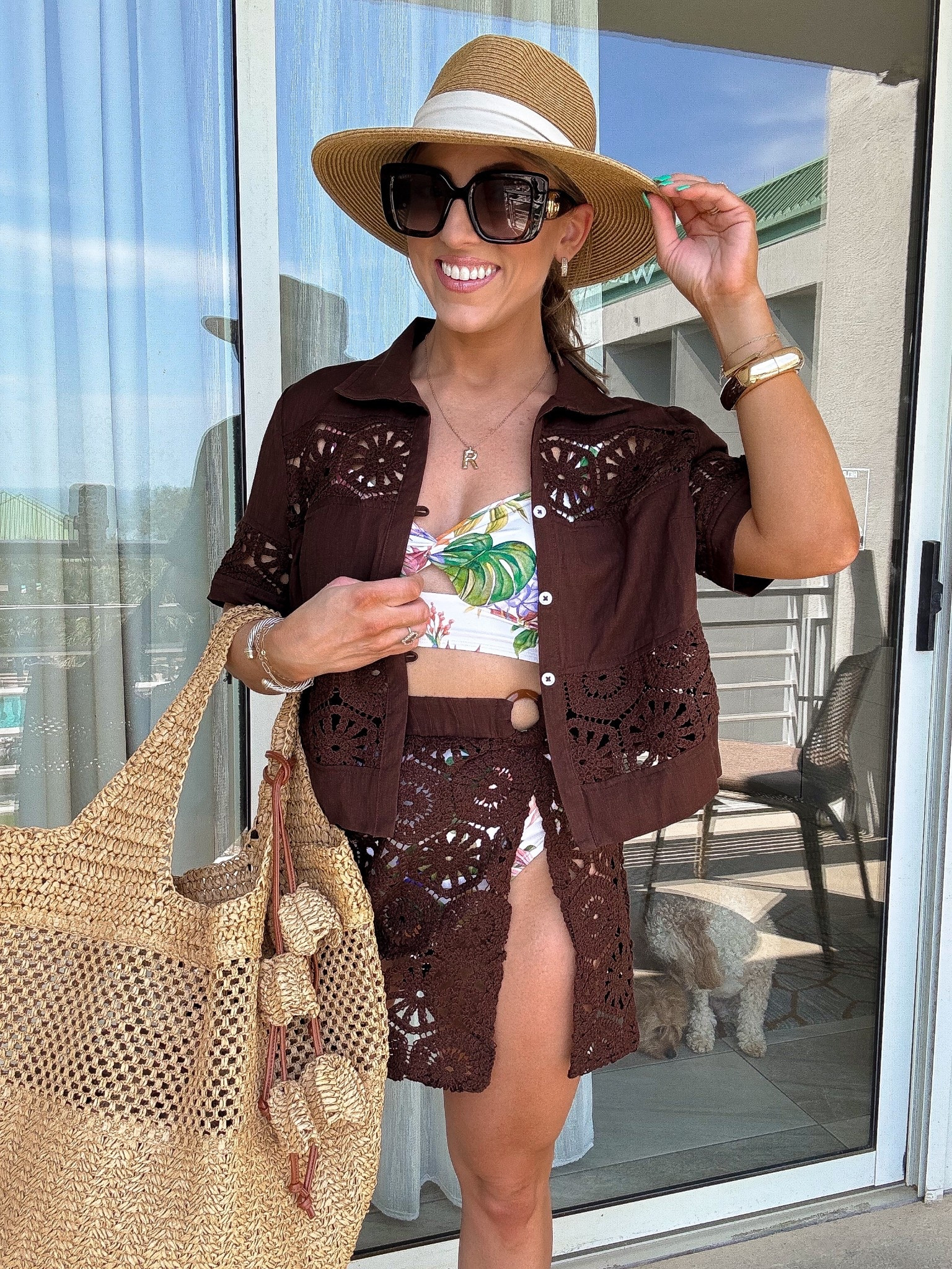 Beach OOTD but make it Walmart 😍🏝️
This whole beach look is from Walmart and I’m obsessed with how good their summer pieces are right now. The crochet set is so cute for vacation, the swimsuit looks way more expensive than it is, and these raffia accessories are giving full coastal boutique vibes.

Walmart has seriously been my go-to for affordable vacation outfits lately. So many good swimsuits, coverups, sandals, and beachwear that are perfect for trips, pool days, or summer weekends.

My hat is from Amazon, but everything else in this outfit is Walmart and SO good. I love finding pieces that look high-end but are still budget friendly.

Everything is linked in my LTK / shop if you’re packing for a beach trip, cruise, or summer vacation.

#walmartfashion #beachoutfit #vacationoutfit #walmartfinds #coastalstyle #beachstyle #affordablefashion #swimsuitstyle #summeroutfits #walmartstyle #vacationstyle #lookforless #momstyle #ltkstyle #ltkfashion #beachvacation #summerfashion #poolsideoutfit #walmartclothing #traveloutfit

#LTKTravel #LTKPetite #LTKootd