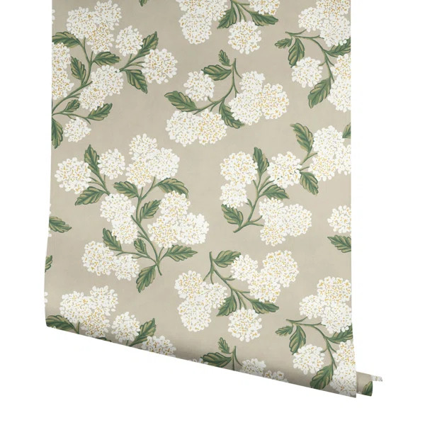Hydrangea 27' x 27" Wallpaper | Wayfair North America