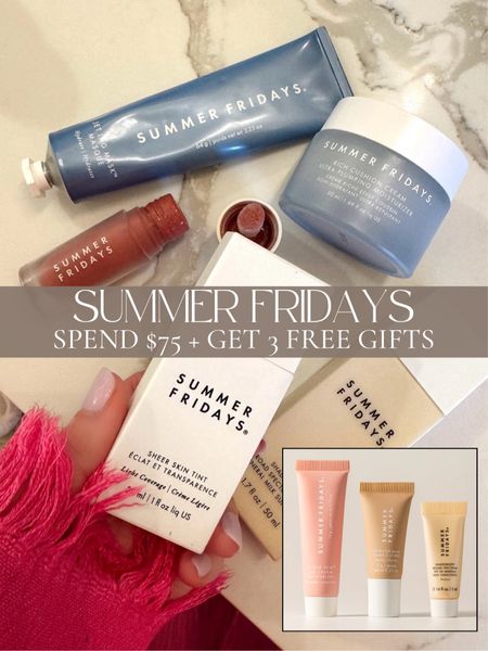 Summer Fridays sale! Spend $75 and get 3 free gifts. 

My daily routine! LOVING the skin tint! I do shade: 2 & haven’t stopped using it since I started! I add a few drops of sunscreen drops to mine and the rich cushion cream is a must underneath! It’s my everyday cream and doubles as a primer! I LOVE it!😍 Great on mature skin! 


Beauty. Makeup. Skin. Mature skin. Spring makeup. 

#LTKSaleAlert #LTKFindsUnder100 #LTKBeauty