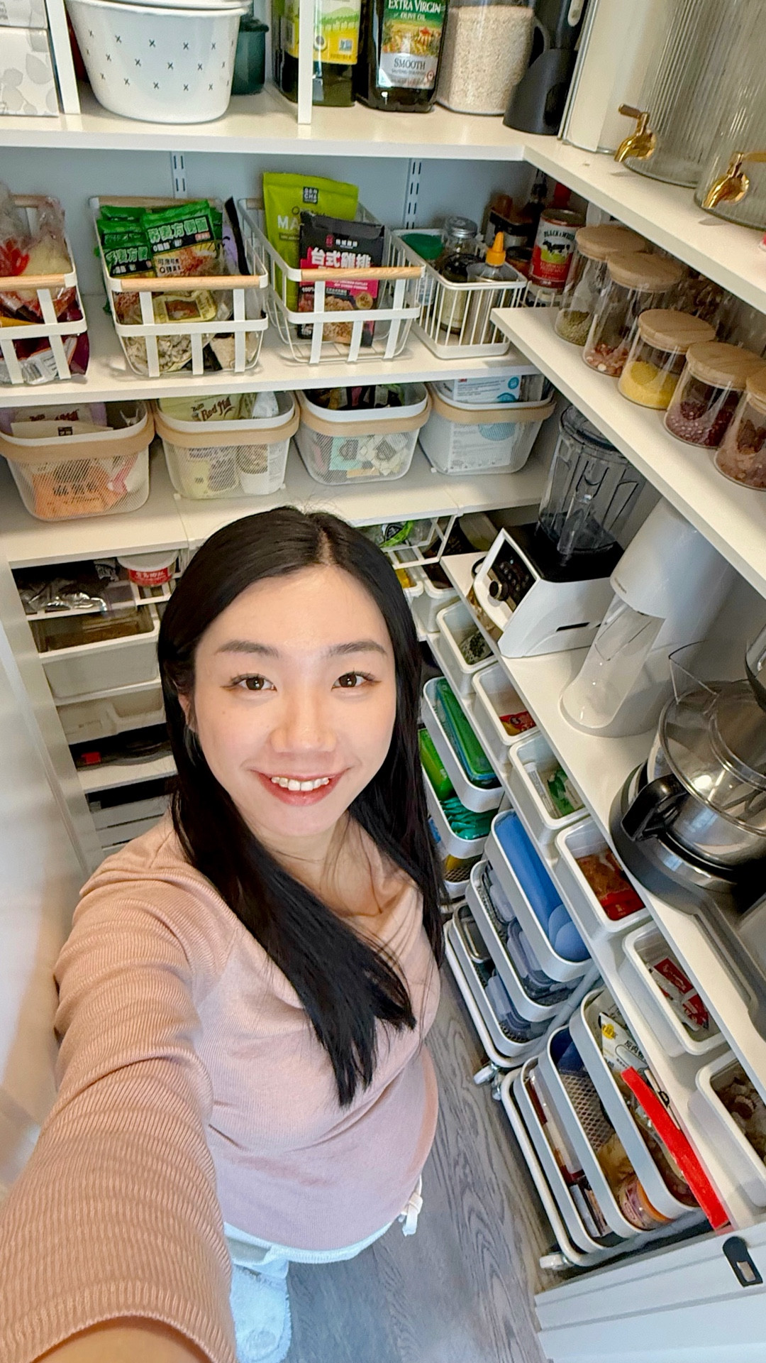 Dream Pantry Makeover - we hired an electrician to add an outlet in our pantry on a separate circuit. Complete game changer for our kitchen, less crowded countertop, lower noise when blender is working with door shut and less breaker trips.
All containers linked below

#LTKBaby #LTKHome #LTKmomlife