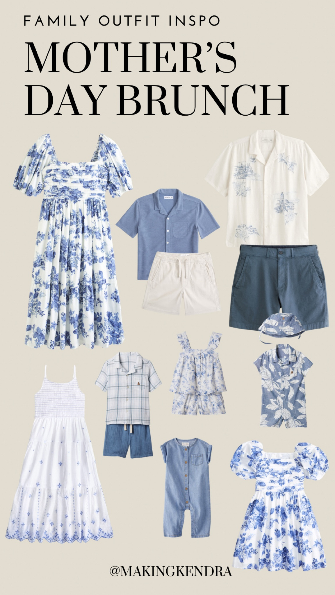 Spring is here and it's the perfect time to match with your mini-mes in a sweet and stylish way!   I'm loving the idea of a blue floral theme for a family outfit. It's fresh, fun, and flattering for everyone.

#LTKstyletip #LTKfamily #LTKkids