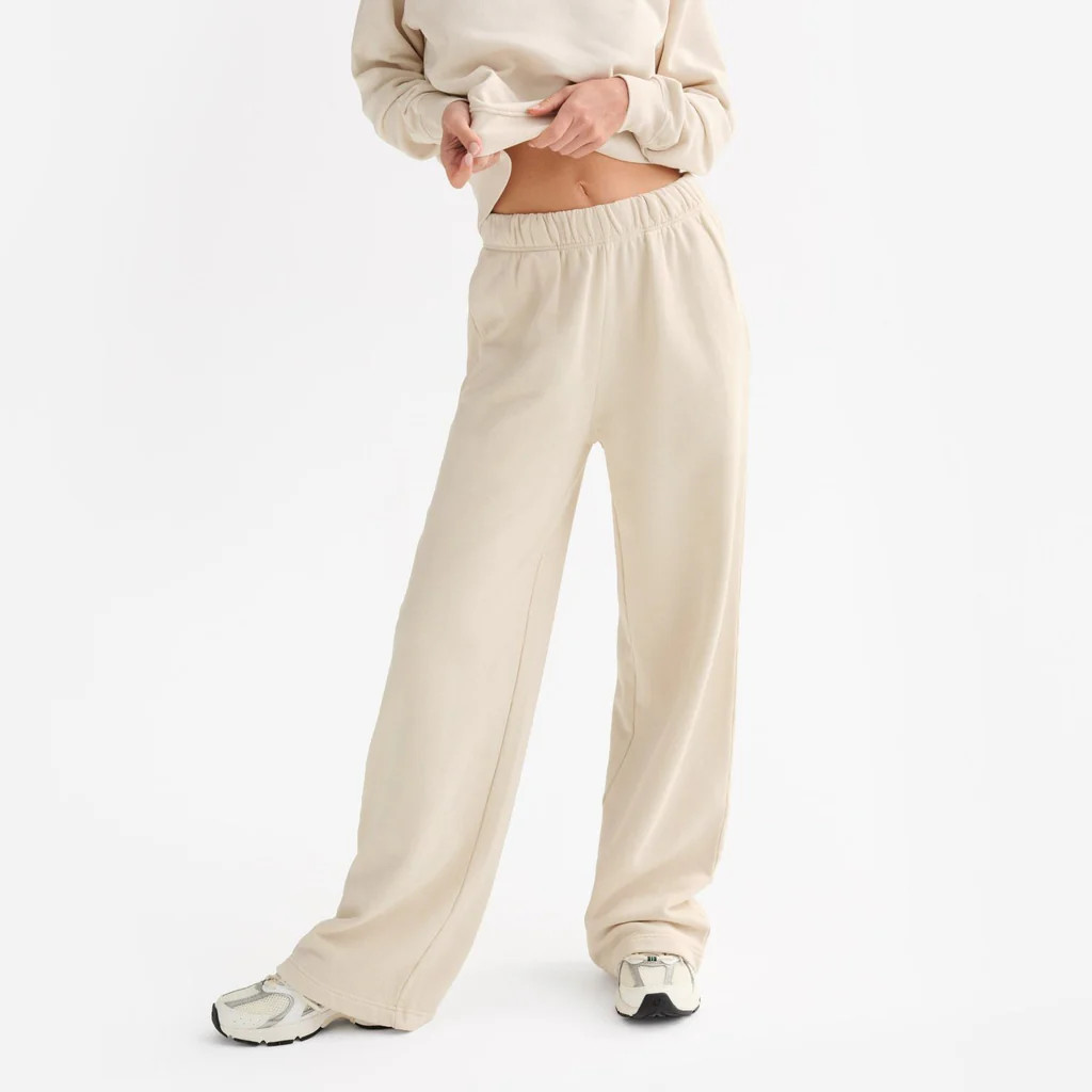 Organic Fleece Straight Leg Sweatpant | MATE The Label
