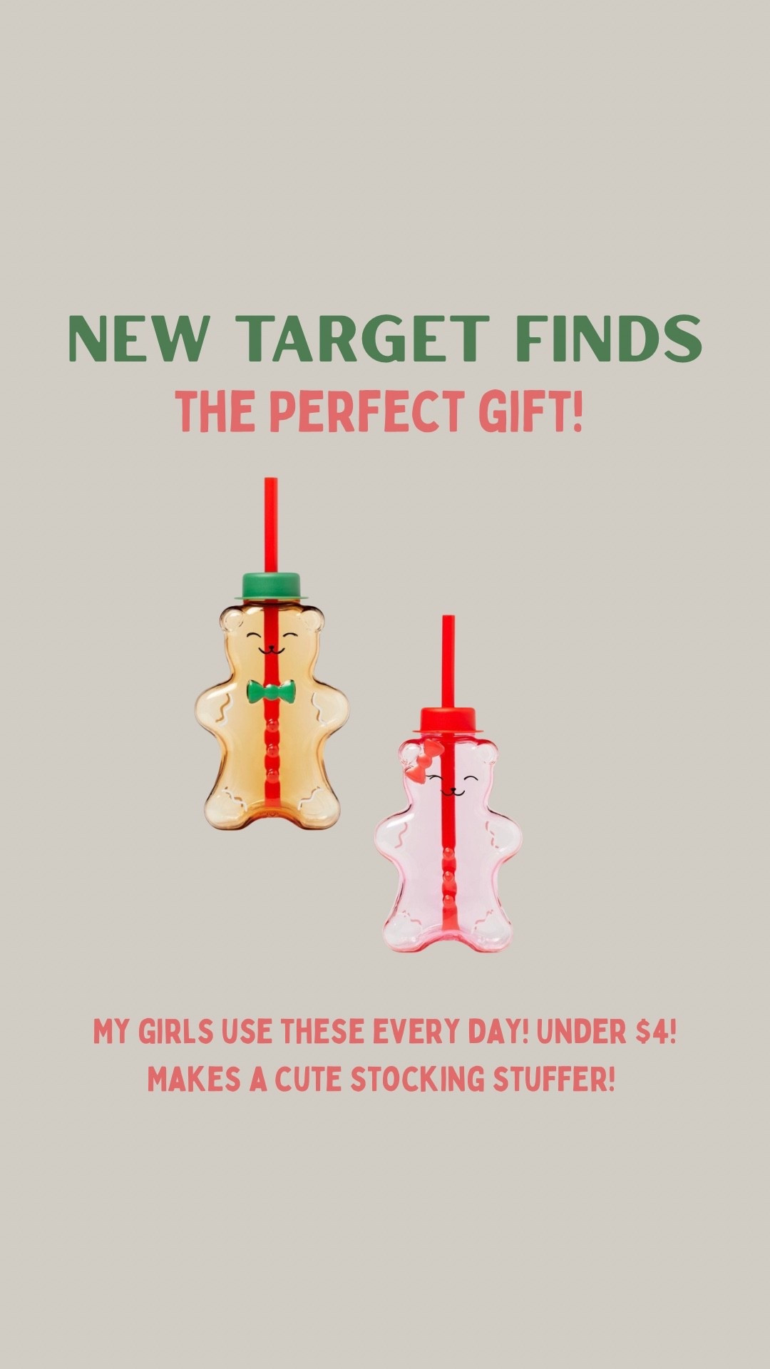 New target finds! These gingerbread tumblrs make great stocking stuffers 

#LTKGiftGuide #LTKdayinmylife #LTKHoliday