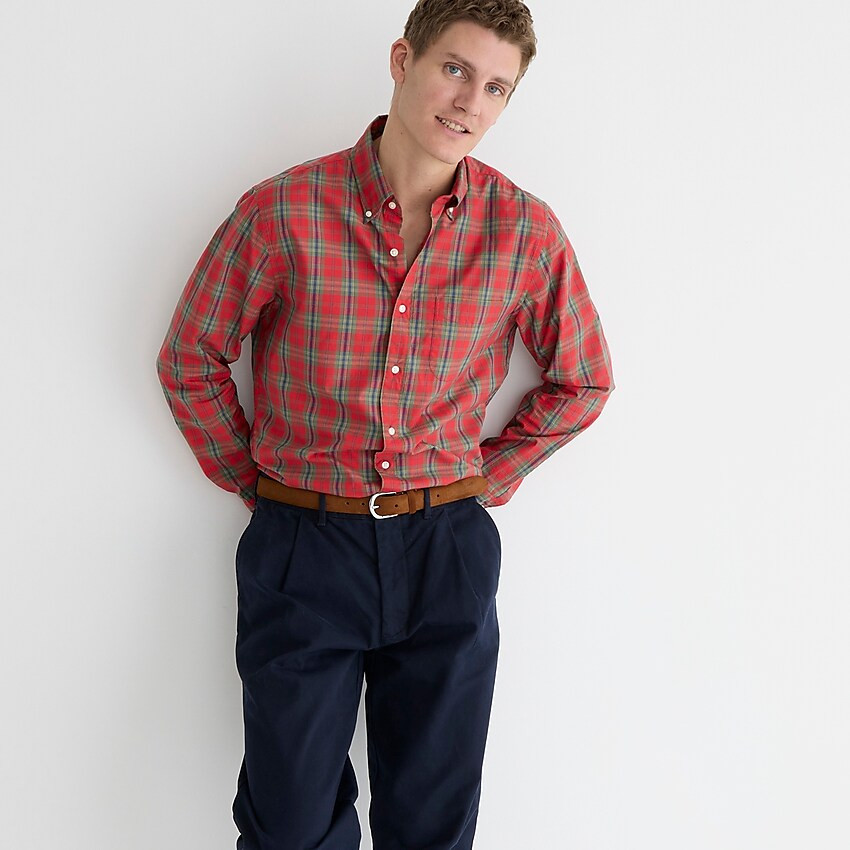 Secret Wash cotton poplin shirt | J. Crew US