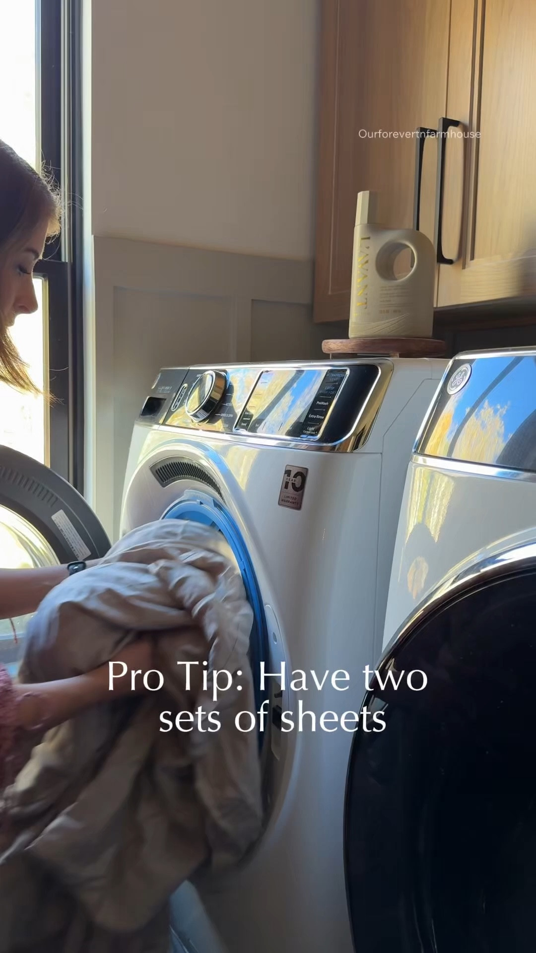 Is there anything worse than realizing at bedtime your sheets are still in the dryer… and now you’re making your bed half-asleep? 😅

I have a pro tip for you. Keep two sets of sheets on rotation. One in the wash, one ready to go. Wash day becomes so much easier, and you always end the night with fresh sheets.

And I HAVE to share the best laundry detergent combo. My bedroom smells like a luxury hotel (truly not exaggerating). It’s that good.


#LTKHome #LTKmomlife #LTKdayinmylife