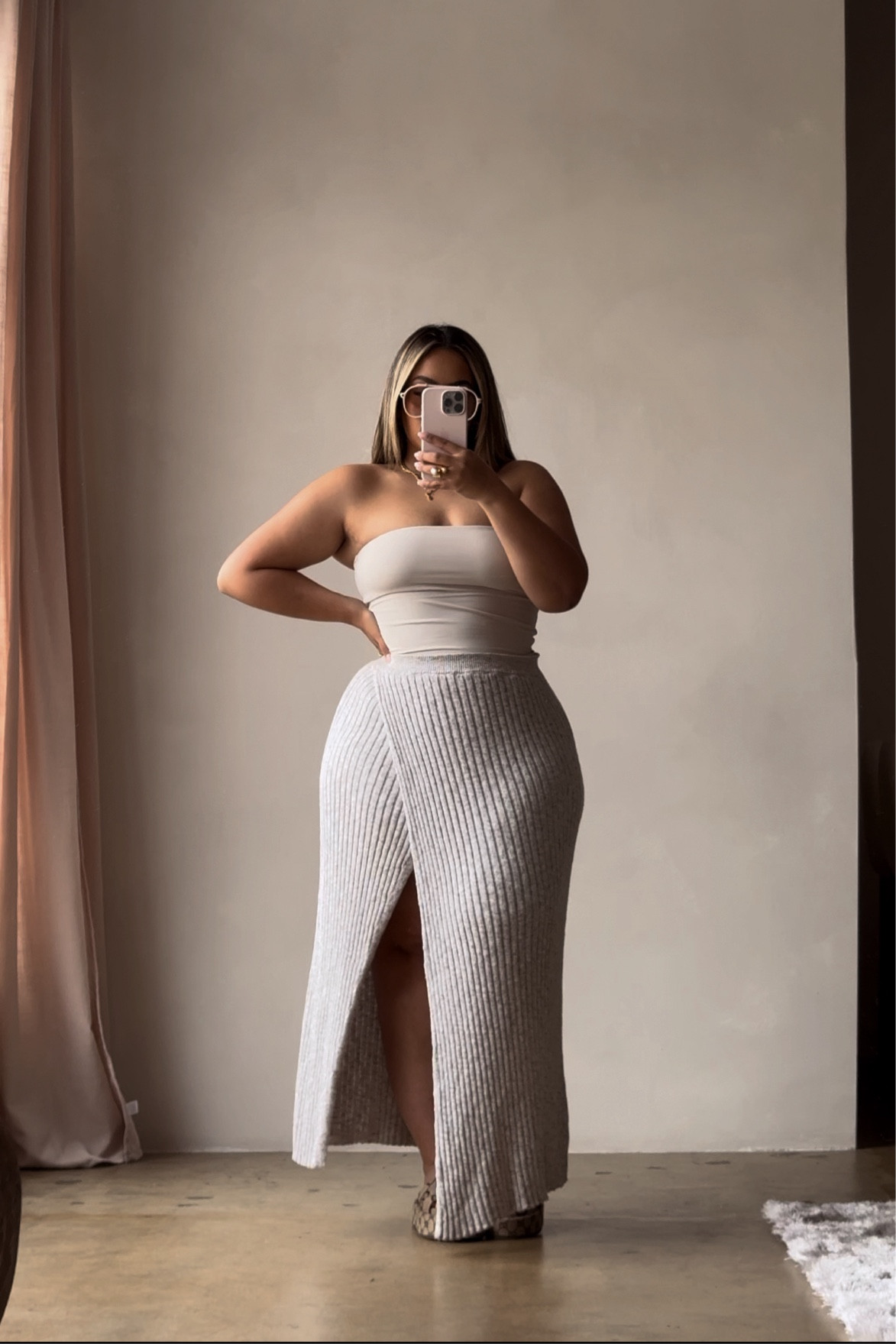 Wearing a size large in the top and a size X-large in the skirt from Free People 🤍 

#LTKfindsunder50 #LTKstyletip #LTKmidsize