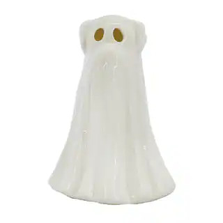 6.75" White Ghost Dog Pre-Lit Ceramic Tabletop Décor by Ashland® | Michaels | Michaels Stores