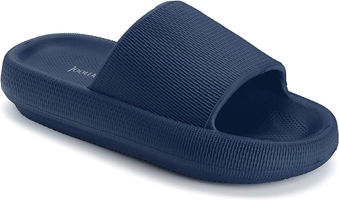 Joomra Pillow Slippers for Women and Men Non Slip Quick Drying Shower Slides Bathroom Sandals | U... | Amazon (US)