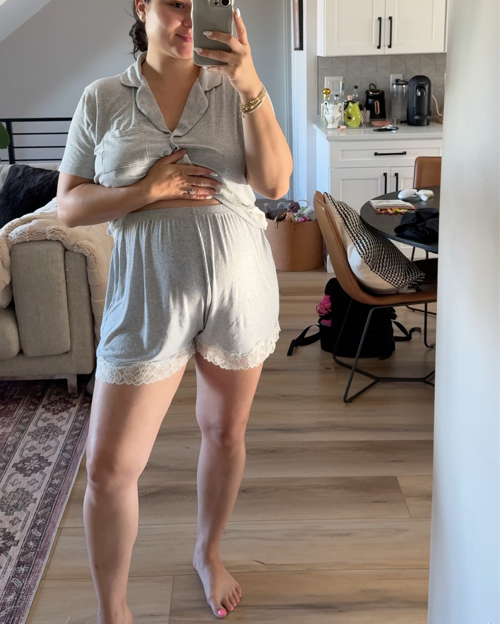 Favorite pjs during pregnancy are on major sale! $7-$14. I bought them at full price and I am stocking up in more colors! 
I think these will be great for postpartum as well 