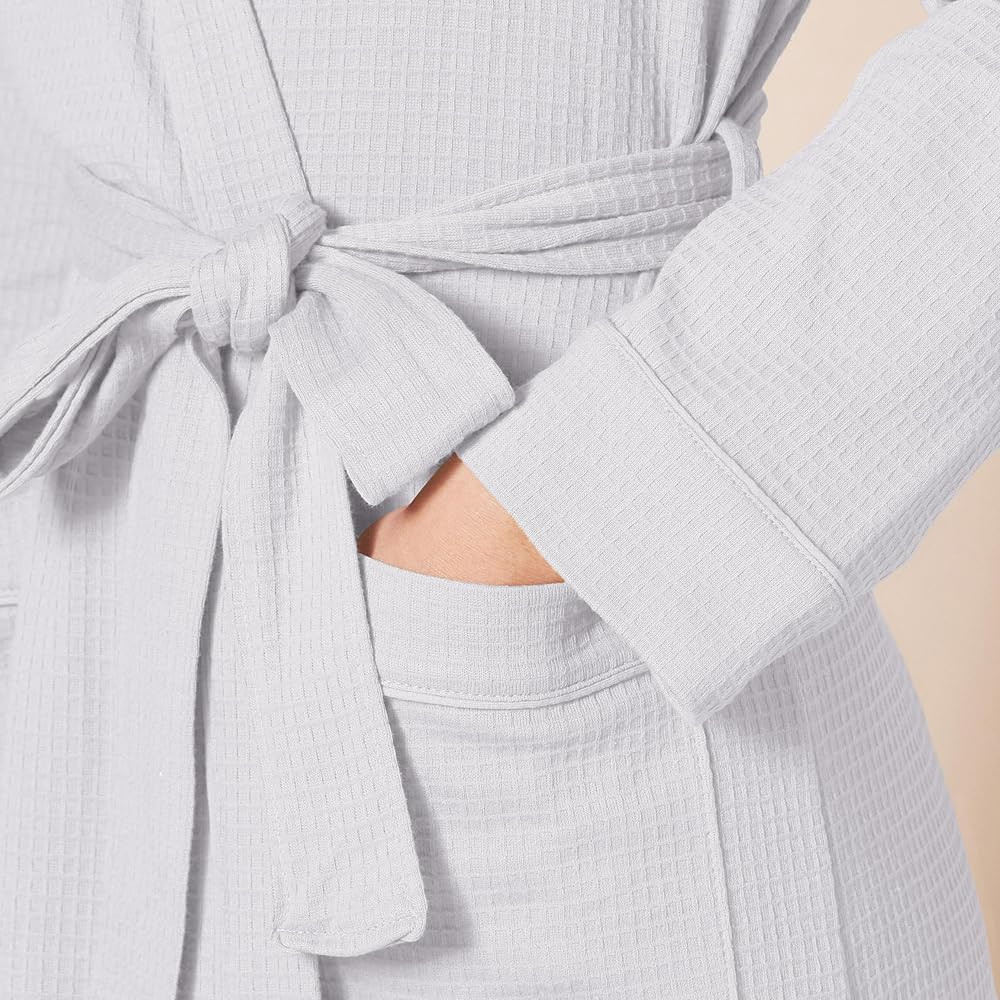 Amazon Essentials Women's Lightweight Waffle Mid-Length Robe (Available in Plus Size) | Amazon (US)