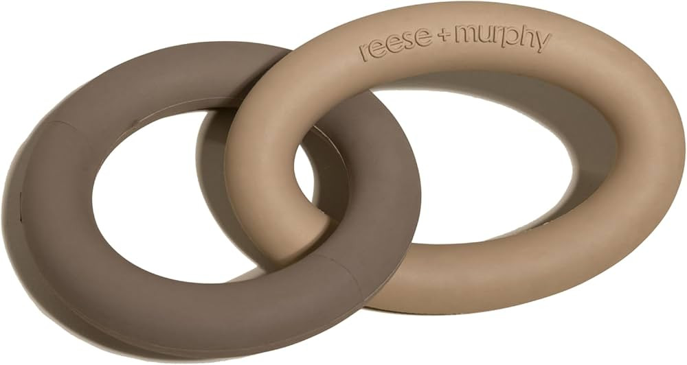 Reese+Murphy Double Ring Dog Chew Toy - Large Dog Toy - Dog Toys for Small Medium Large Breed - T... | Amazon (US)