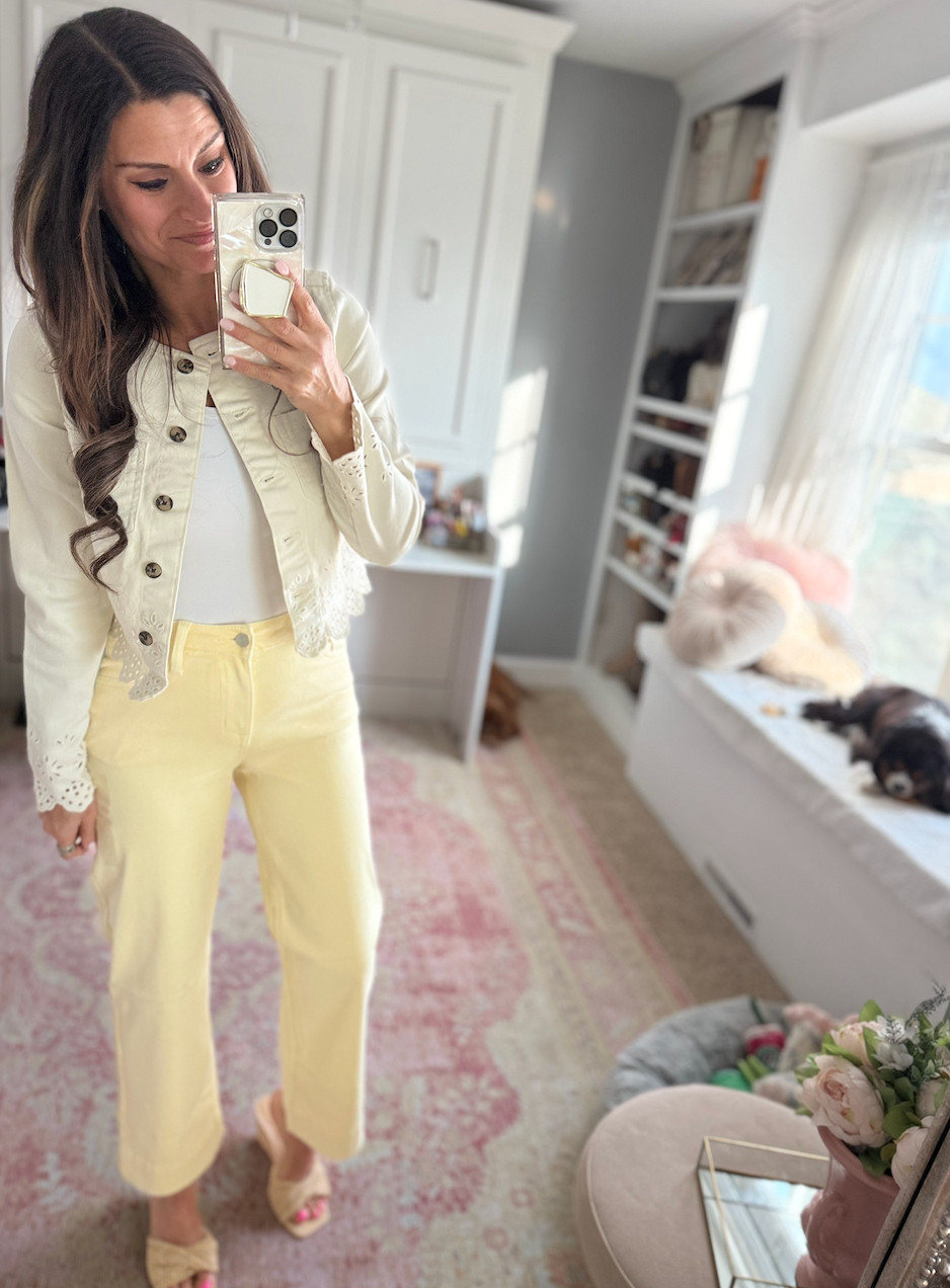 How to style yellow pants 

 