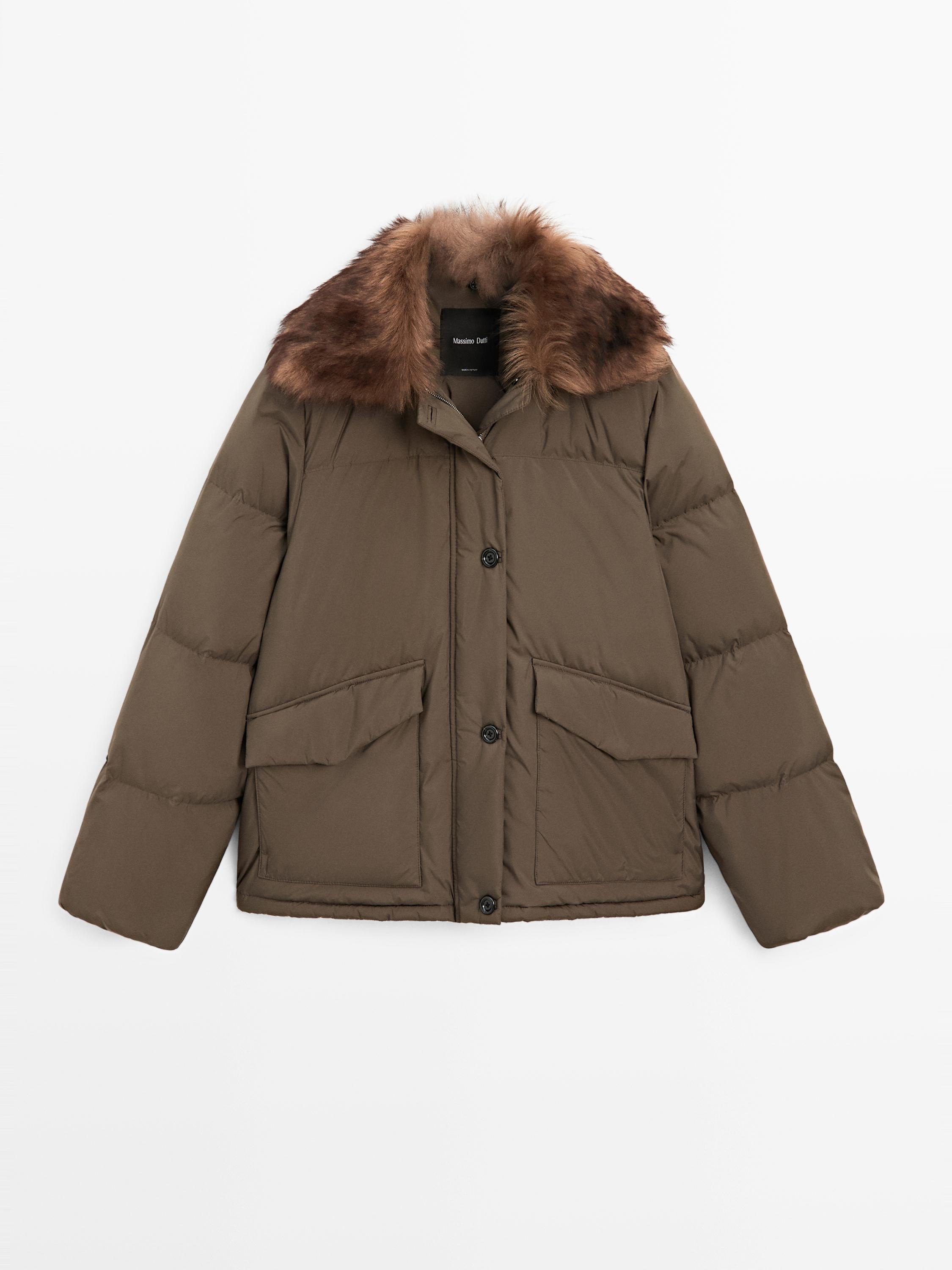 Water-repellent puffer jacket | Massimo Dutti UK