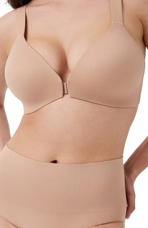 SPANX® SPANXsmooth™ Bra-llelujah!® Lightly Lined Wireless Bra in Frappe at Nordstrom, Size 34B | Nordstrom