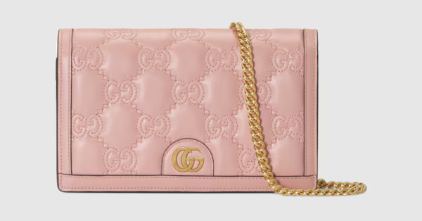 GG Matelassé chain wallet | Gucci (US)