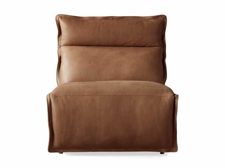 Rowland Leather Armless Motion Chair | Arhaus