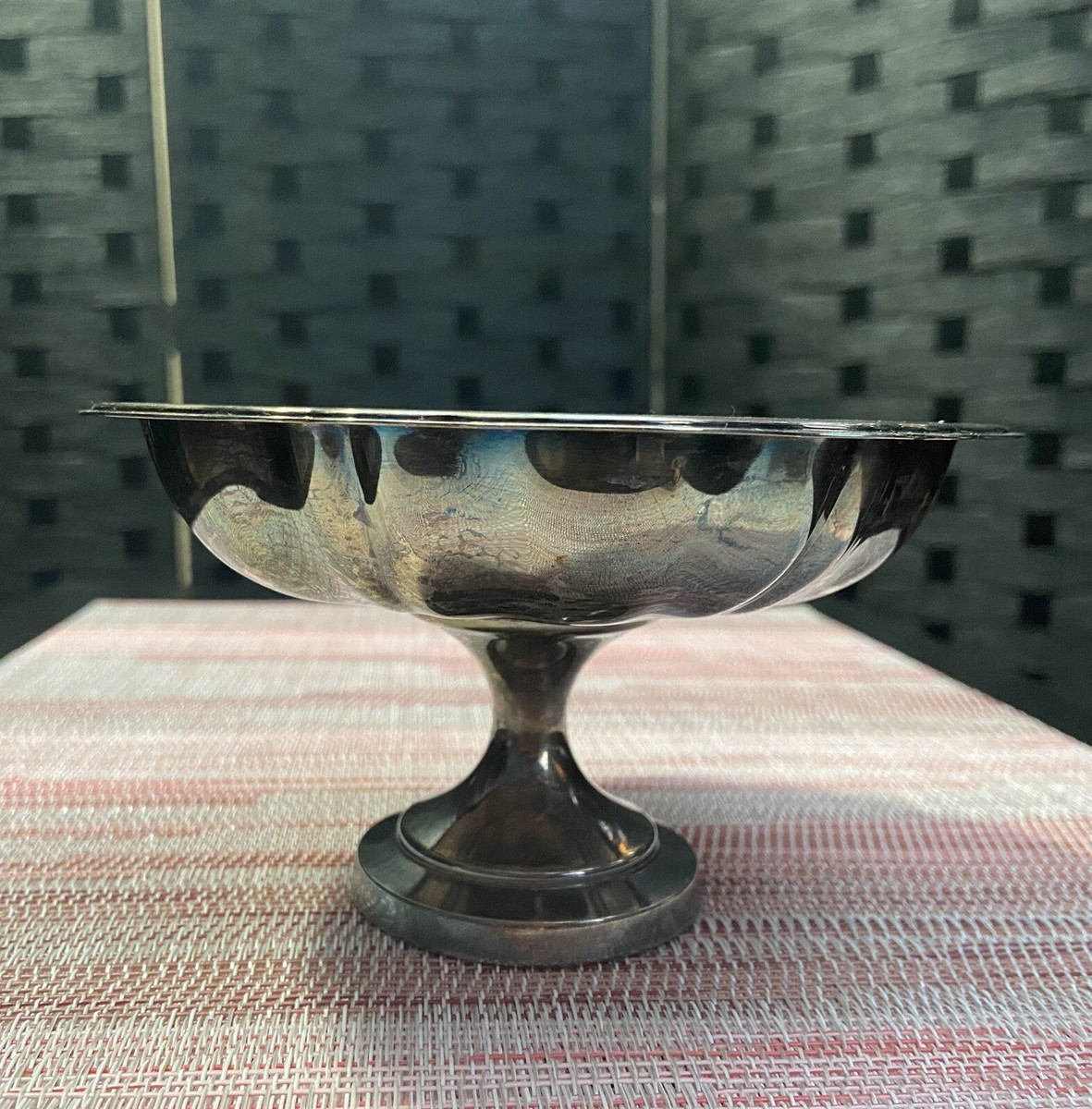 Oneida Silver Plated Footed Pedestal Candy Dish | eBay US
