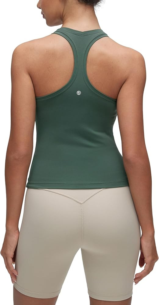 CRZ YOGA Butterluxe Racerback Tank Tops for Women - Yoga Workout Casual Gym Athletic Camisole Tig... | Amazon (US)