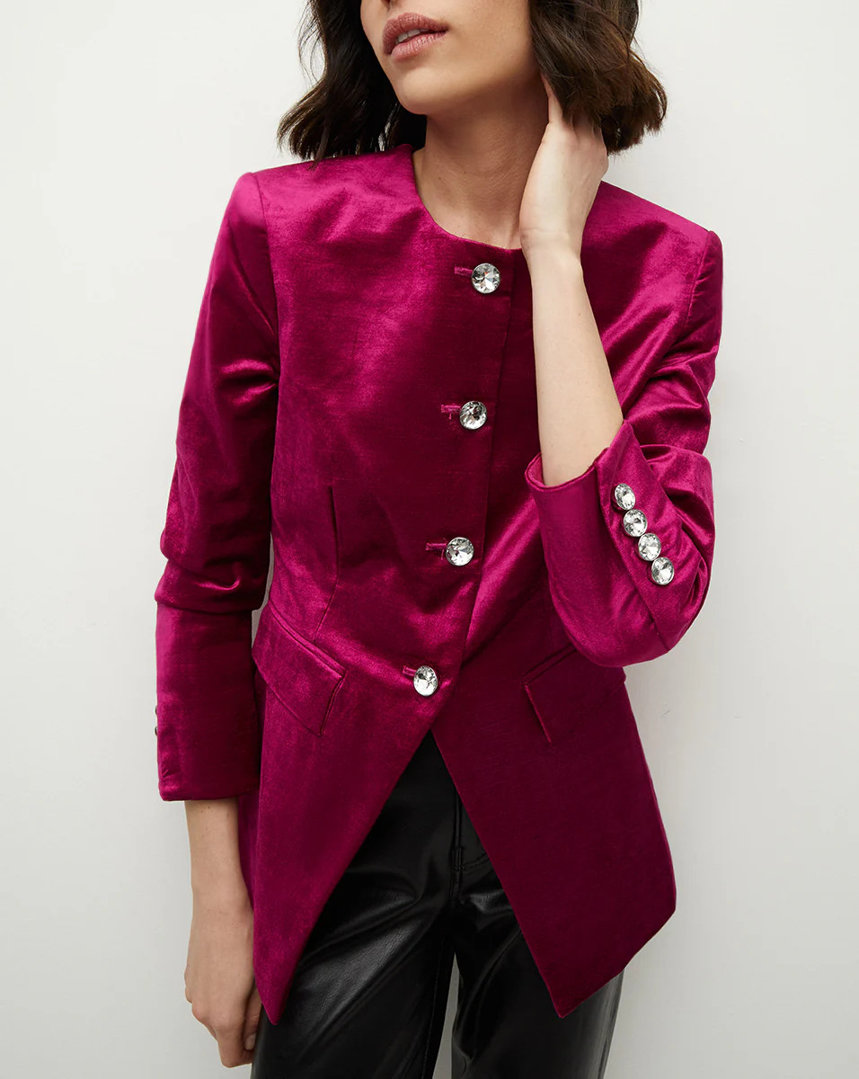 Cencia Velvet Jacket | Veronica Beard