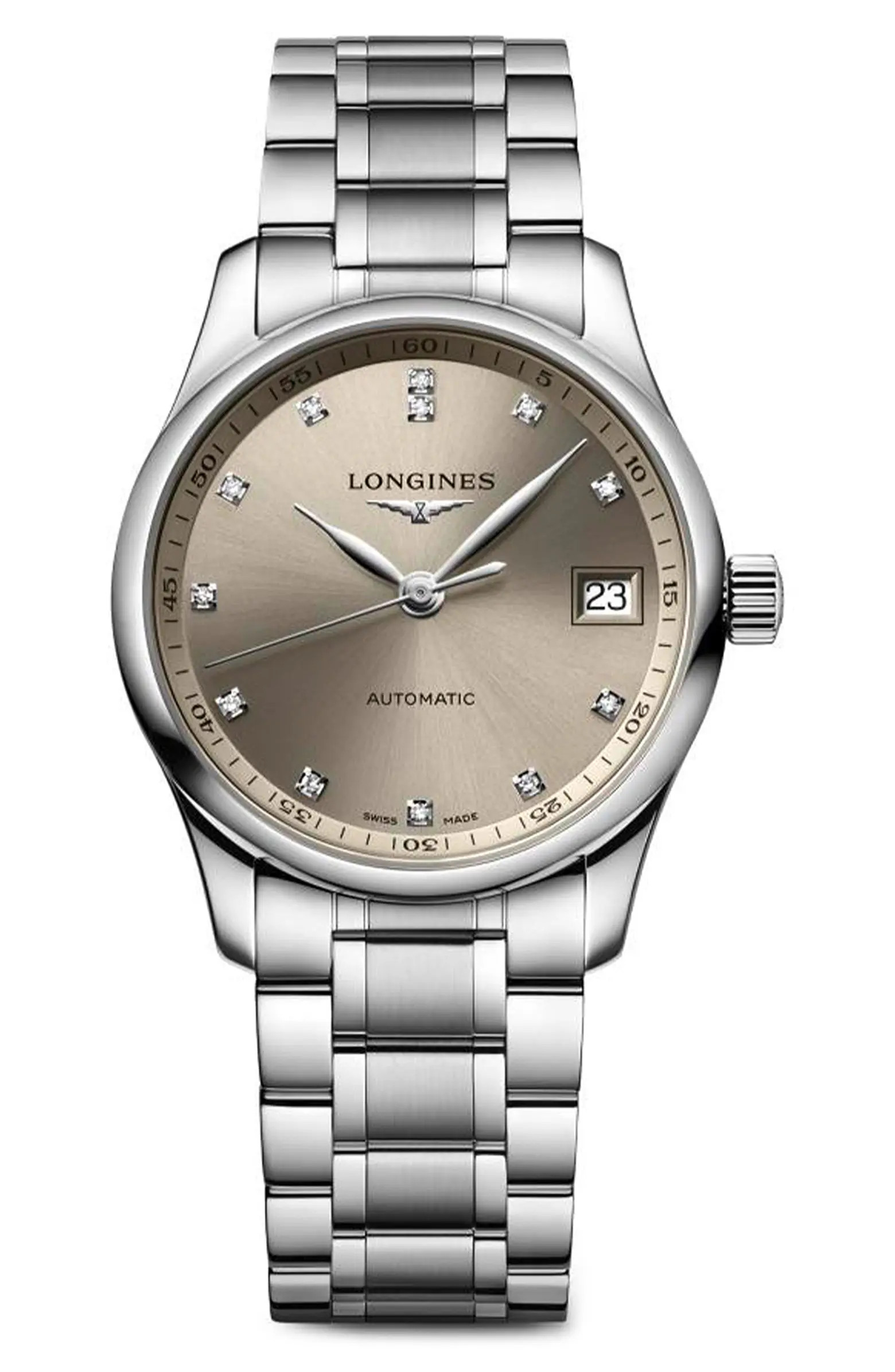 Master Automatic Bracelet Watch, 34mm | Nordstrom